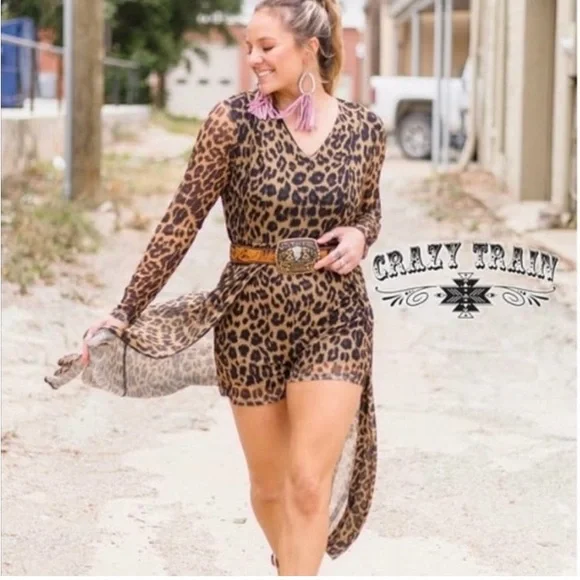 This Crazy Train Galleria Leopard
Jumpsuit is Fabulous! - Picture 4 of 4